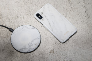 Carrara Marble Wireless Charging Pad (Back in Stock!) - MIKOL 
