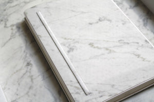 Carrara White Marble Notebook (Back in Stock!) - MIKOL 