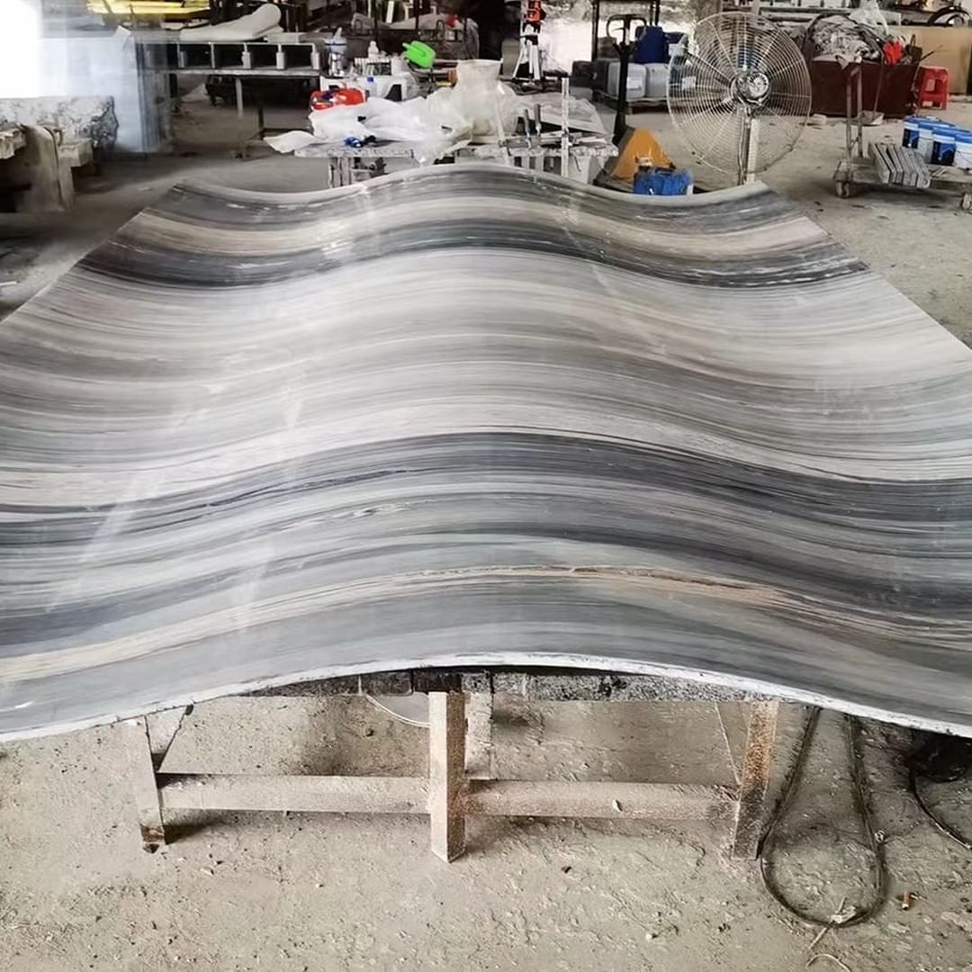 Ultra thin marble slabs