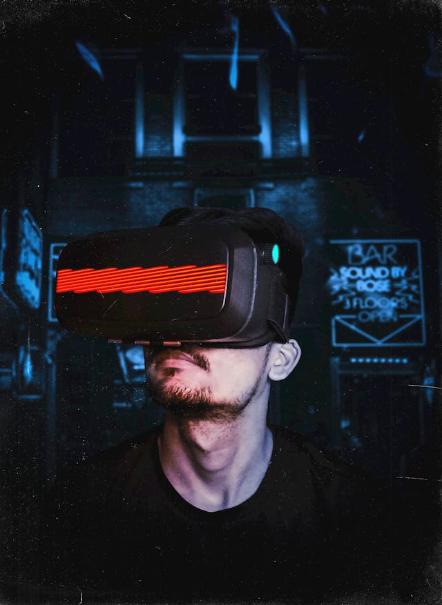 virtual reality gaming setup