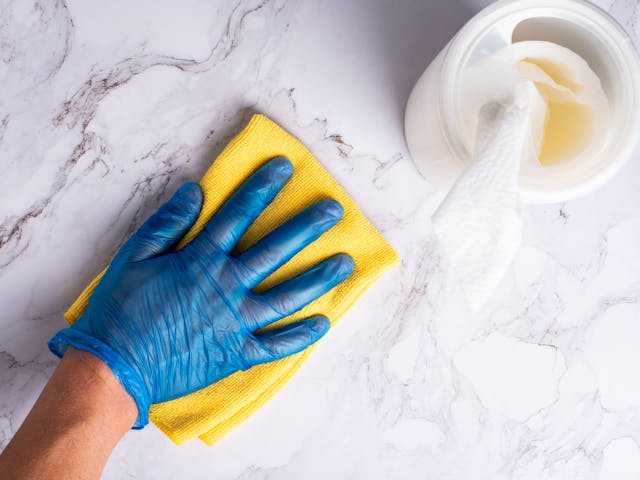 cleaning marble