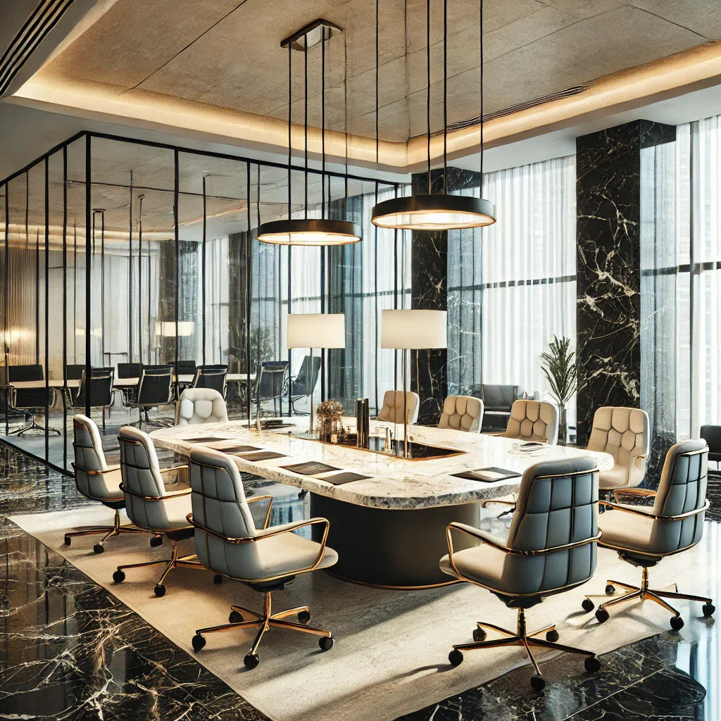 luxury marble office design