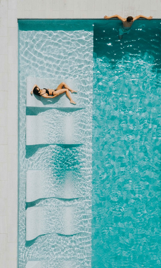 relaxing pool day - pexel