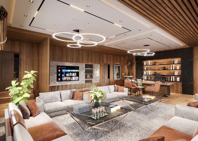 warm luxury interiors