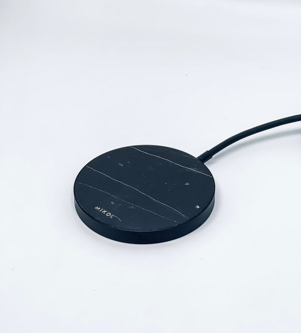 MagSafe Nero Marquina Marble Wireless Charging Pad (Pre-sale Discount!)