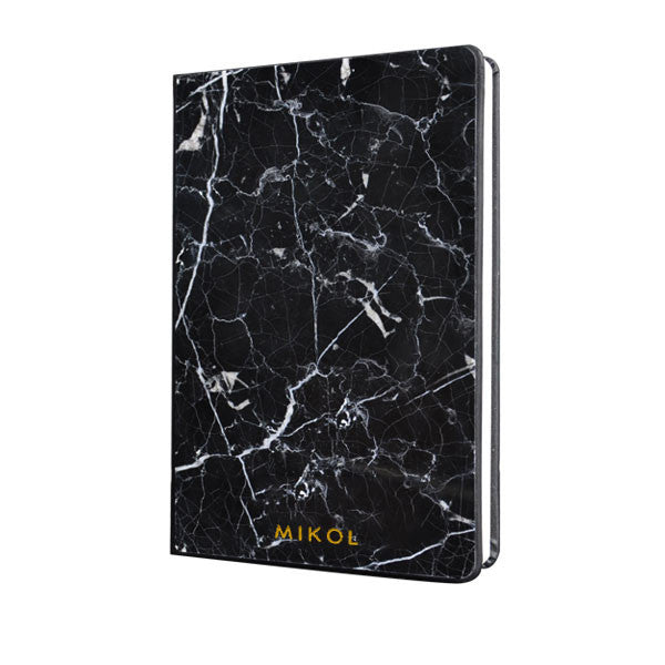 Nero Marquina Marble Notebook (Pocket Size) - MIKOL 