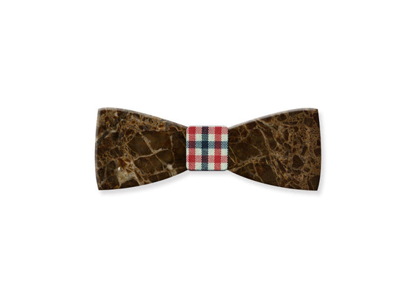 Emperador Marble Bow Tie - MIKOL 