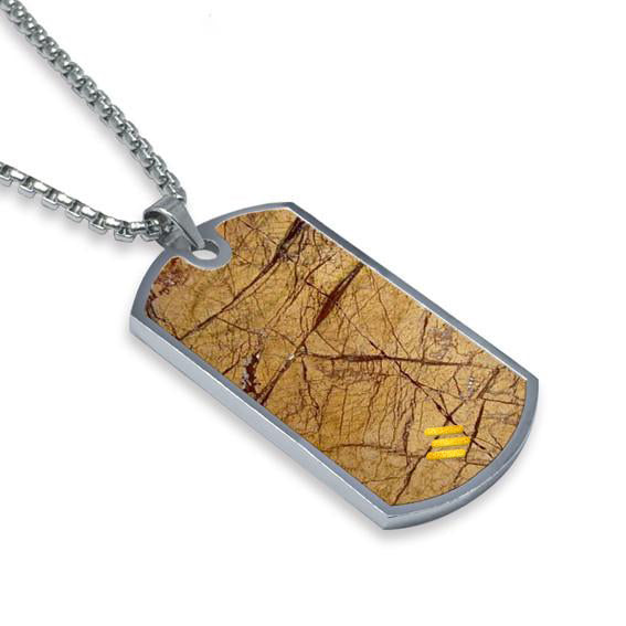 Desert Sand Marble Dog Tag - MIKOL 