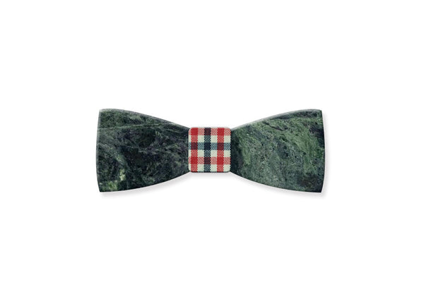 Emerald Green Marble Bow Tie - MIKOL 