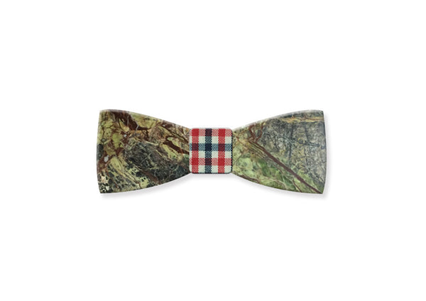 Rainforest Green Marble Bow Tie - MIKOL 